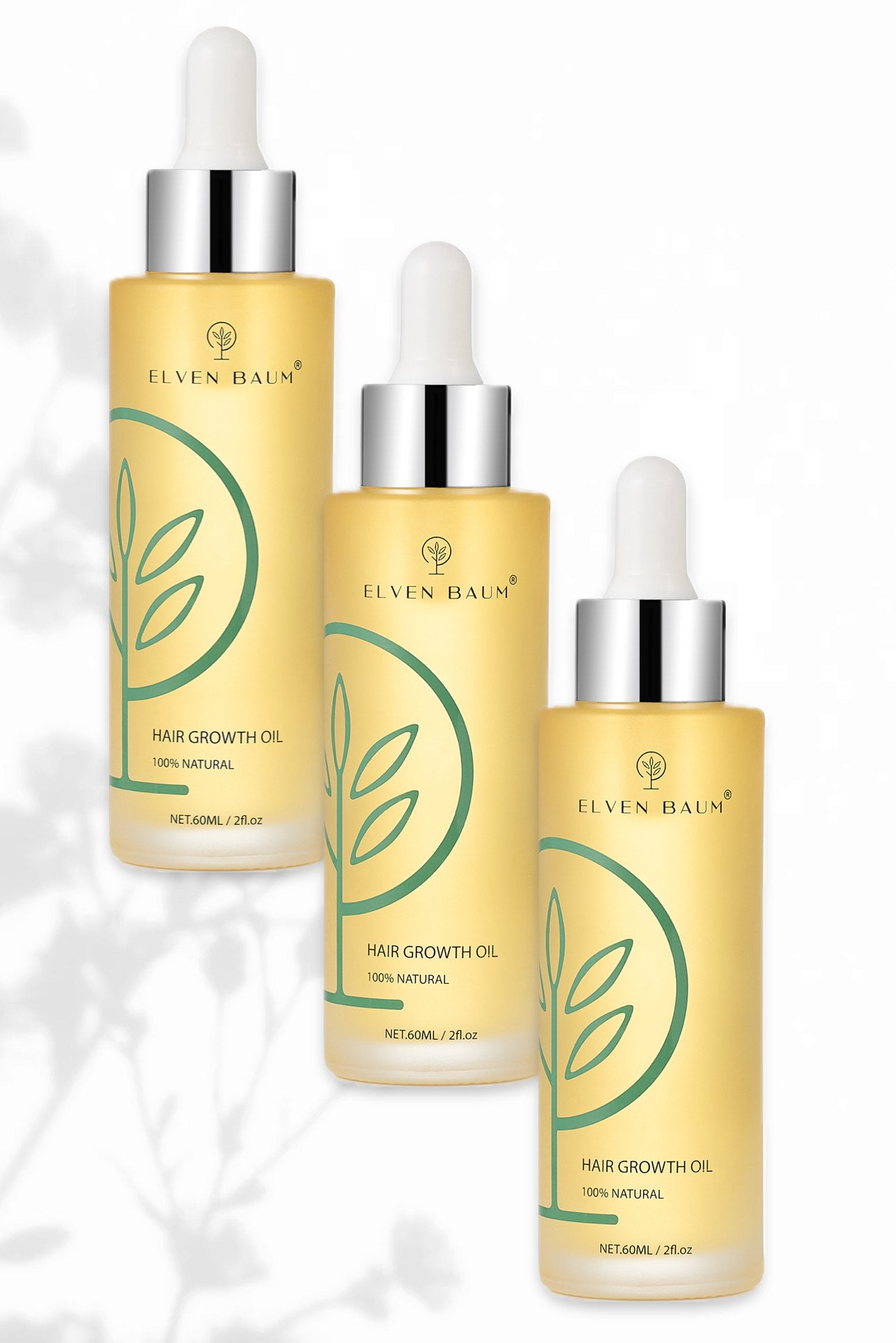 Elven Baum Hair Growth Oil Trio – Save & Flourish